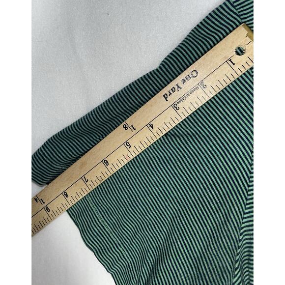 Patagonia Men's Squeaky Clean Polo 52776 Green and Navy Stripe Size XL - Picture 8 of 9